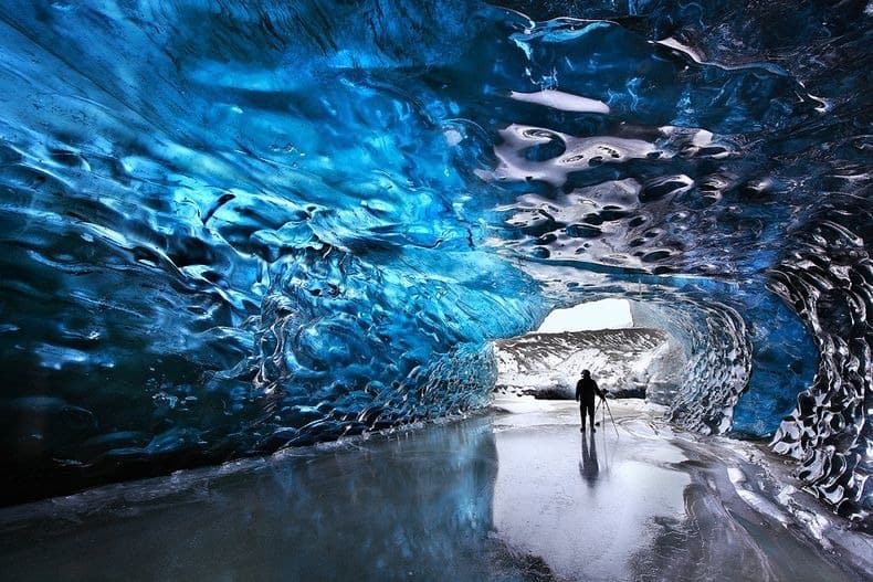 Famous Ice Caves -Skaftafell Ice Cave