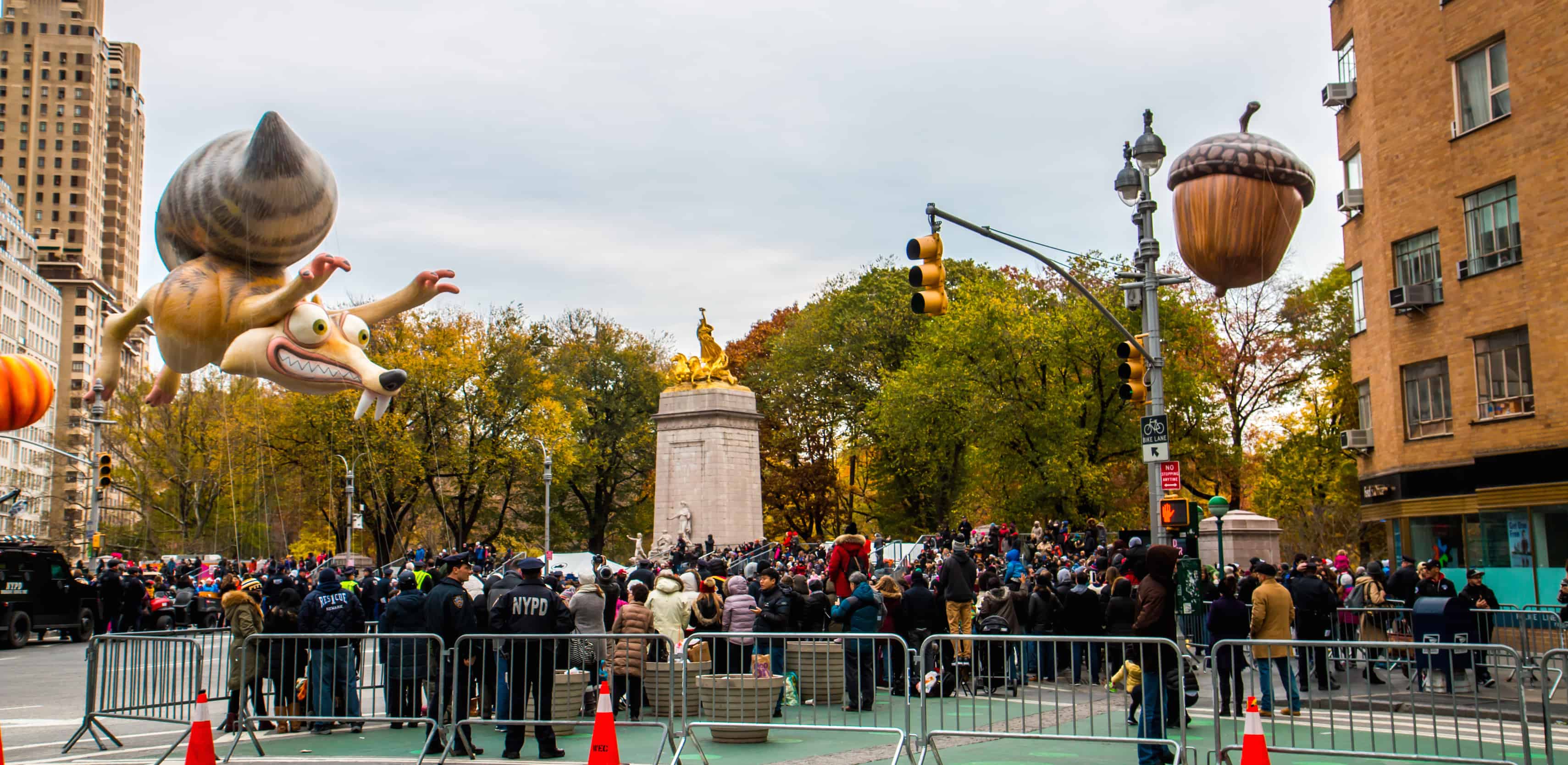 90th macy's thanksgiving day parade- Skrat & Nut