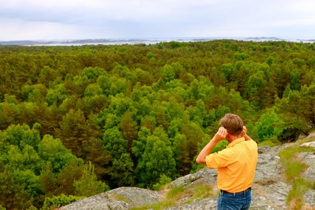 Stefan von Mothmer Listens to the Sounds of the Forest on South Koster Island, Sweden