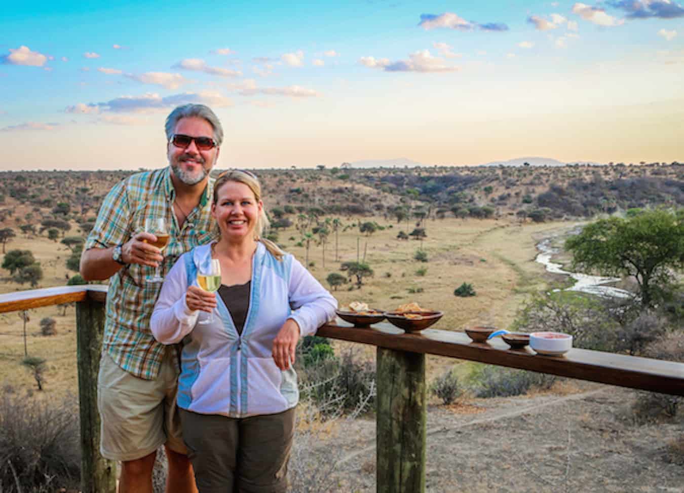 Sundowner at Tarangire Safari Lodge