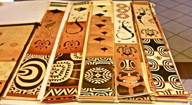Traditional Tahitian artwork