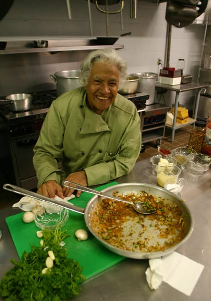 Treme New Orleans: Chef Leah Chase in the kitchen