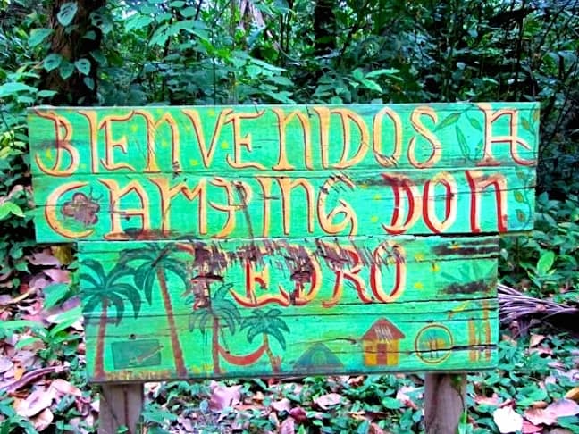 Don Pedro Campground in Tayrona National Park, Colombia