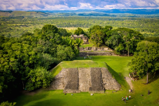 View From Atop El Castillo at Xunantunich, Belize