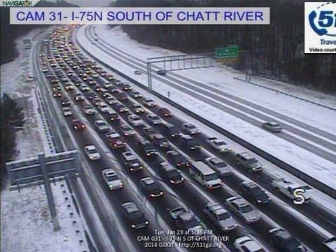 Image result for picture of atlanta snow jam