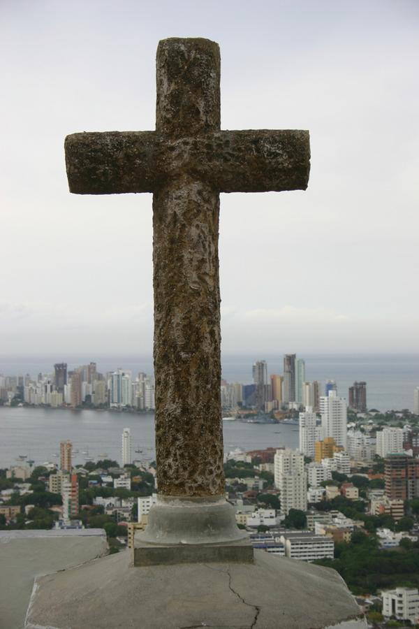 Views of Cartagena Bay from Convento de la Popa