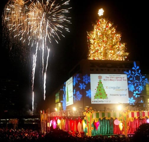 Macy's Tree Lighting Atlanta