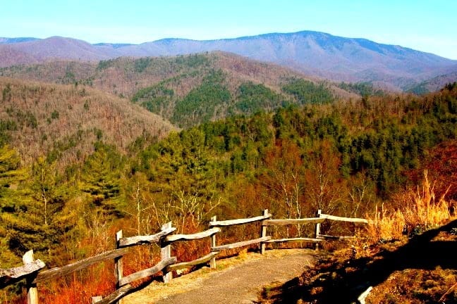 Cataloochee Valley Seen From a Scenic Overlook