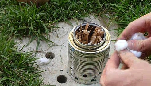 Make a DIY Camp Stove/Heater with Just 3 Items